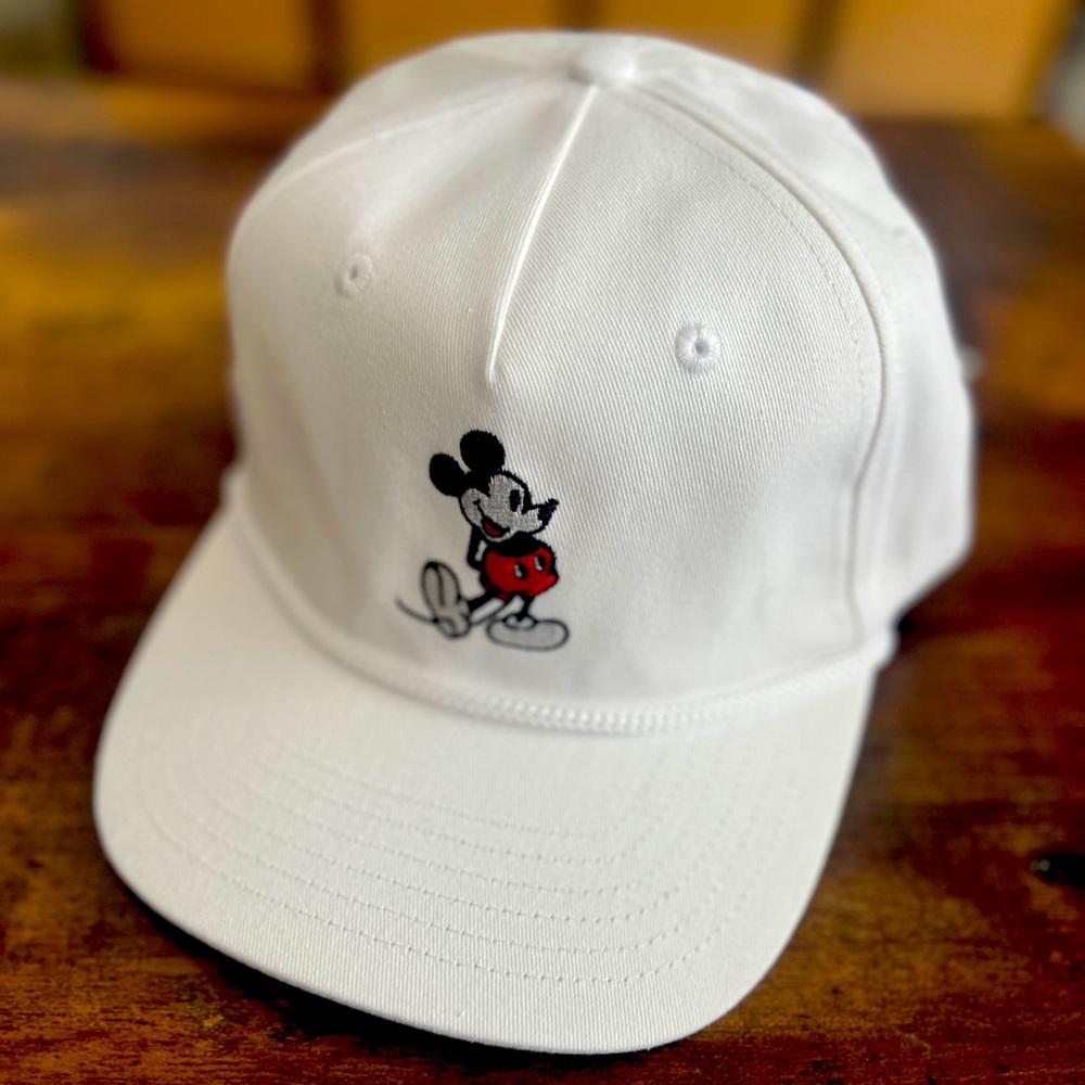 Mickey Mouse White Baseball Cap for Adults